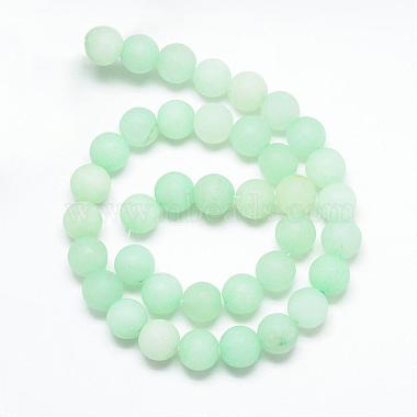 Chapelets de perle en jade blanc naturel(G-R297-10mm-36)-2