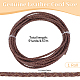 5 Yards Braided Leather Cord(WL-CL0001-02B)-2