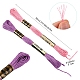 6Bundles Polyester Embroidery Floss(OCOR-YW0001-25A)-3
