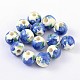 Handmade Printed Porcelain Beads(X-PORC-Q199-10mm-19)-1