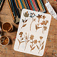 Plastic Drawing Painting Stencils Templates(DIY-WH0396-557)-3