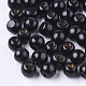 Perles en bois naturel teint(X-WOOD-Q006-10mm-14-LF)-1