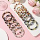 12Pcs 12 Styles Constellation Mixed Gemstone Round Beaded Stretch Bracelet Sets(BJEW-JB10910)-2