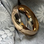 Flat Round Resin Plain Bangles for Women, Gold, 3.35 inch(8.5cm), Inner Diameter: 2.95 inch(7.5cm)(FS-WGA7CEA-02)