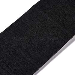 (Defective Closeout Sale: Surface Dust)Self Adhesive Felt Tape, Furniture Felt Strips, Flat, Black, 80x3mm, 1m/roll(AJEW-XCP0001-79)