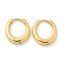 Rack Plating Brass Hoop Earrings, Cadmium Free & Lead Free, Long-Lasting Plated, Ring, Real 18K Gold Plated, 3x17mm(EJEW-C102-30D-G)