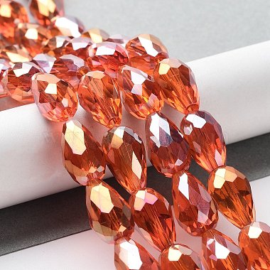Electroplate Glass Beads(EGLA-R006-15x10mm-M)-2