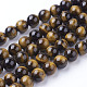 Natural Tiger Eye Beads Strands(G-C076-10mm-1B)-1