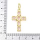 Rack Plating Brass Cubic Zirconia European Dangle Charms(KK-P287-47G-02)-3