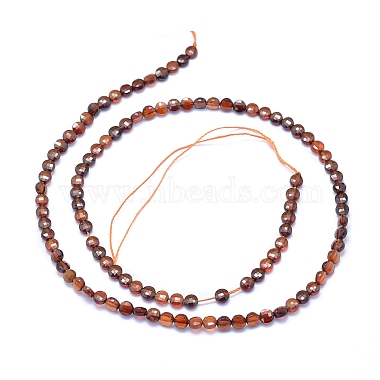 Natural Orange Garnet Beads Strands(G-E530-07AB)-2