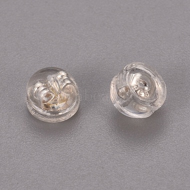 Poussoirs d'oreilles en laiton et en plastique(KK-I664-04S)-2