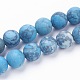 Dyed Natural Map Stone/Picasso Stone/Picasso Jasper Beads Strands(X-G-F520-52-6mm)-1