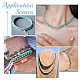 2 Strands Faceted Rondelle Synthetic Turquoise Beads Strands(TURQ-AR0001-38)-6