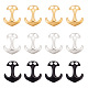 12Pcs 3 Colors 304 Stainless Steel Hook Clasps(STAS-AR0001-86)-1