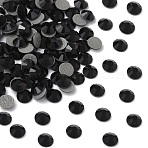 Preciosa&reg Crystal Hotfix Flatback Stones, Czech Crystal, Round(438 11 612 Chaton Rose VIVA 12 &reg), 23980 Jet, SS6(1.9~2.1mm)(Y-PRC-HSS6-23980)