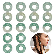 20Pcs Natural Green Aventurine European Beads, Large Hole Beads, Rondelle, 12x6mm, Hole: 5mm(G-OC0004-54)