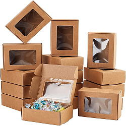 Kraft Paper Box, Rectangle, BurlyWood, 85x60x30mm(CON-WH0032-F01)