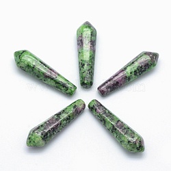 Natural Ruby in Zoisite Pointed Beads, Bullet, Undrilled/No Hole Beads, 30.5x9x8mm(X-G-E490-C14)
