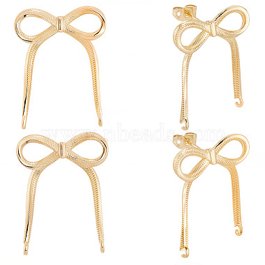 6Pcs Brass Stud Earring Finding(KK-BBC0019-96B)-1