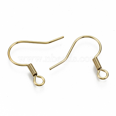 304 Stainless Steel Earring Hooks(X-STAS-S111-002G-NR)-2
