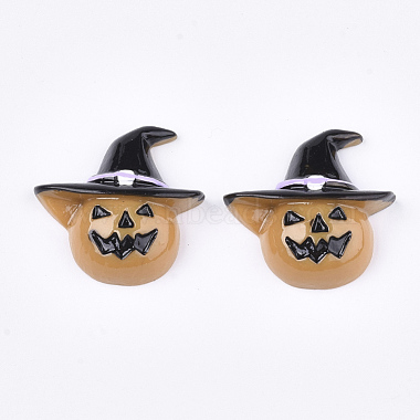 27mm SandyBrown Pumpkin Resin Cabochons