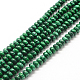 Rondelle Dyed Synthetic Malachite Bead Strands(G-Q446-05)-1