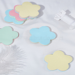 6Pcs Paper Sticky Notes, Sticker Tabs, for Office School Reading, Flower, 70.5x70.5x9.5mm, 6pcs/set(AJEW-LP0004-17)