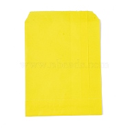 Eco-Friendly Kraft Paper Bags, Gift Bags, Shopping Bags, Rectangle, Yellow, 18x13x0.02cm(AJEW-M207-C01-01)