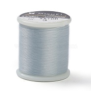 MIYUKI Beading Nylon Thread B, 330 DTEX/0.203mm/0.008", for Seed Beads, #3, Aqua, 0.16mm, 55 yards(50 meters)/roll(NWIR-B001-03)