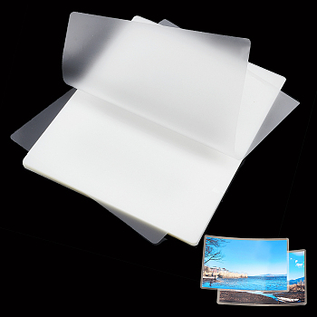 50 Sheets Laminating Pouch Film Photo Protecting Sheets, for Hot Laminator, Clear, 307x220mm