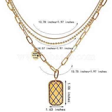 ожерелье из титановой стали 3(JN1018A)-7