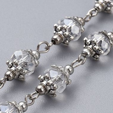 Clear Iron+Glass Handmade Chains Chain