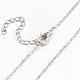 Iron Cable Chain Necklace Making(MAK-I019-01B-S)-4
