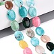 Dyed Natural White Jade Beads Strands(G-N370-01A-19)-1