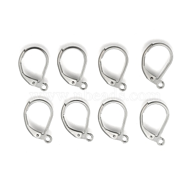 Stainless Steel Color Tone 304 Stainless Steel Leverback Earring Findings(X-STAS-E007-3)-2