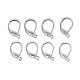 Stainless Steel Color Tone 304 Stainless Steel Leverback Earring Findings(X-STAS-E007-3)-2