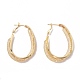 Crystal Rhinestone Beaded Teardrop Hoop Earrings(EJEW-A093-13G)-1