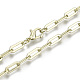 Brass Paperclip Chains(MAK-S072-15B-14KC)-1