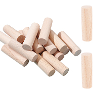 20Pcs Beech Wood Craft Sticks, Round Wooden Sticks, for Model Building DIY Wood Crafts Home Garden Decoration, BurlyWood, 5.1x1.5cm, 20pcs(DIY-NB0006-51)