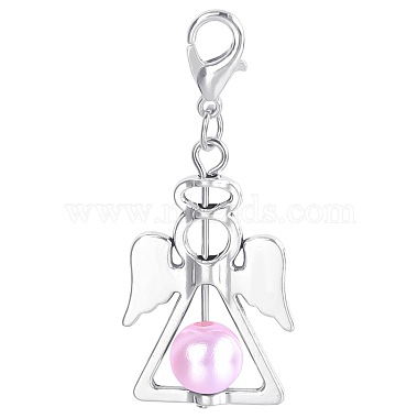 Pearl Pink Angel & Fairy Alloy Pendant Decorations