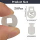 50Pcs PP Plastic Iron Spring Cord Locks(KY-CN0002-36A)-2