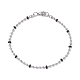 304 Stainless Steel Enamel Ball Chains Bracelets for Women(BJEW-JB09866)-2
