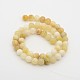 Natural Yellow Opal Round Bead Strands(G-P070-67-4mm)-2