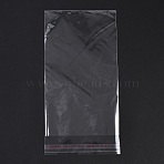 Rectangle OPP Cellophane Bags, Top Self Seal Bags, Clear, 24x12x0.01cm, Inner Size: 21x12cm(OPC-F005-06)