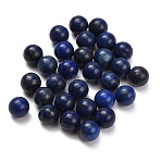 Dyed Natural Lapis Lazuli Sphere Beads, No Hole/Undrilled, Smooth Round, 8~9mm(G-H359-02H-8mm)