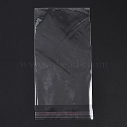 Rectangle OPP Cellophane Bags, Top Self Seal Bags, Clear, 24x12x0.01cm, Inner Size: 21x12cm(OPC-F005-06)