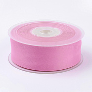 Double Face Matte Satin Ribbon, Polyester Satin Ribbon, Pearl Pink, (1-1/4 inch)32mm, 100yards/roll(91.44m/roll)(SRIB-A013-32mm-156)