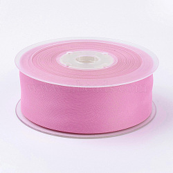 Double Face Matte Satin Ribbon, Polyester Satin Ribbon, Pearl Pink, (1-1/4 inch)32mm, 100yards/roll(91.44m/roll)(SRIB-A013-32mm-156)