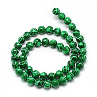 Synthetic Malachite Beads Strands(G-T053-10mm-05)-2
