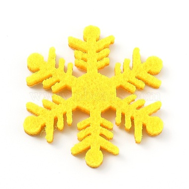 Снежинка фетр ткань рождественская тема украсить(DIY-H111-B02)-2